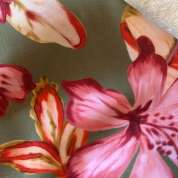 Soft Surroundings Floral Swim Dress Coverup Tropical Size Medium - Picture 10 of 13